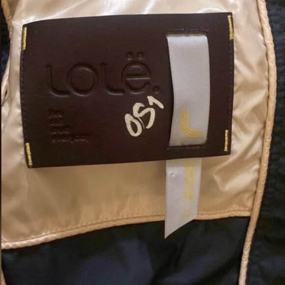 Lole Long Duck Feather Down Coat Size L - Picture 3 of 5